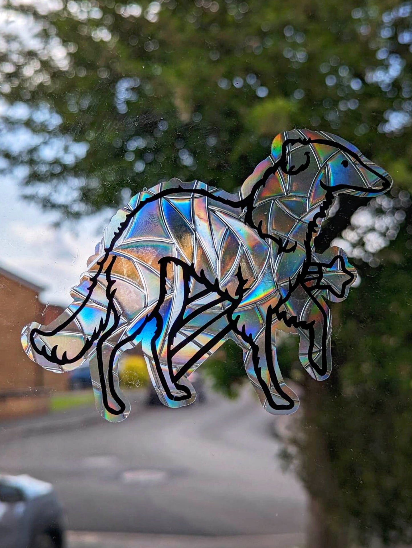 Borzoi Vinyl Window Cling | Silken Windhound  | Sun Catcher | Beautiful Gift Idea | Dog Design | Cute | Sighthound