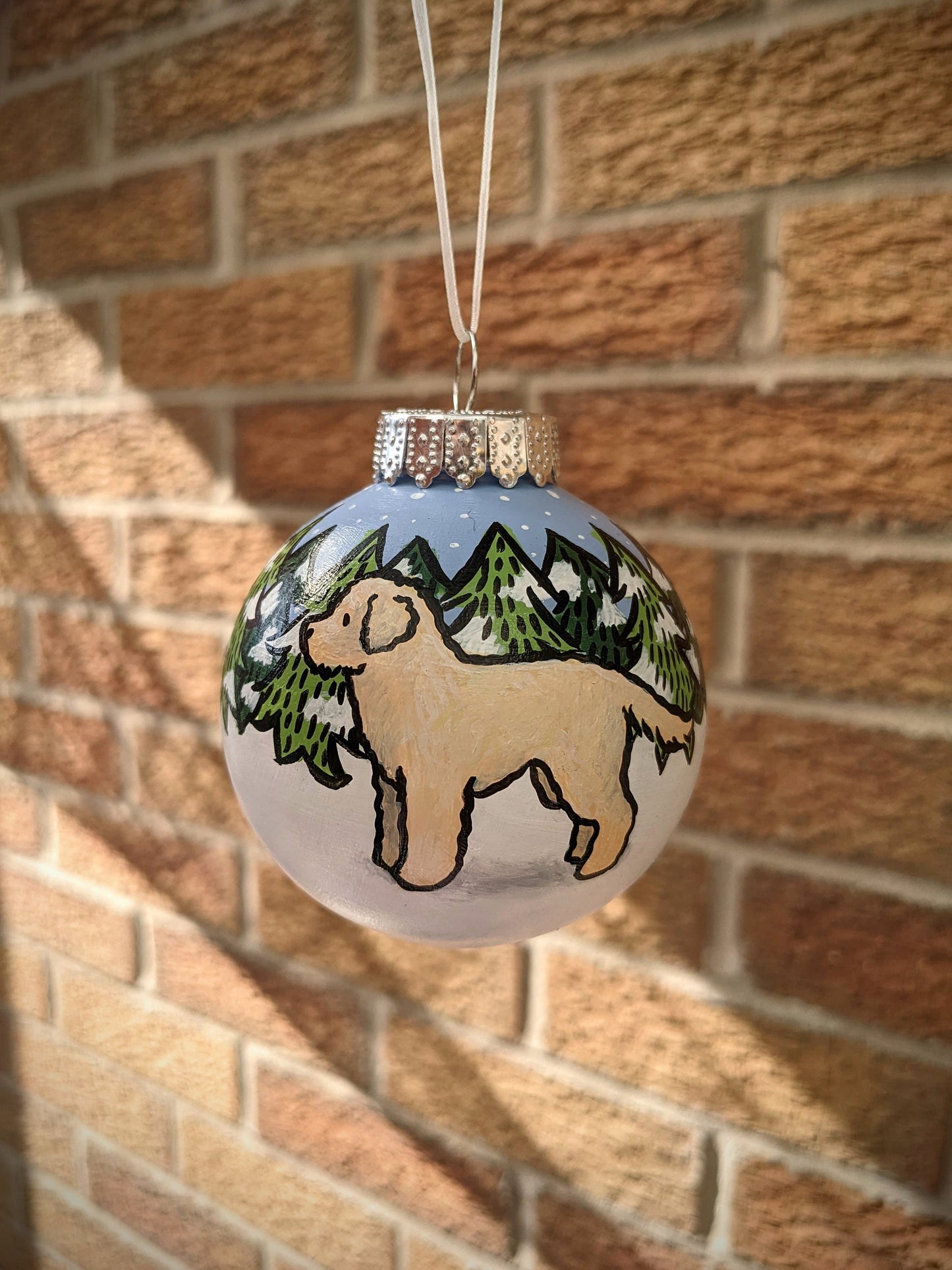 Cockerpoo Dog Hand Painted Christmas Bauble | Ornament | One-of-a-Kind | Personalisable | Doodle | Sprocker | Labradoodle