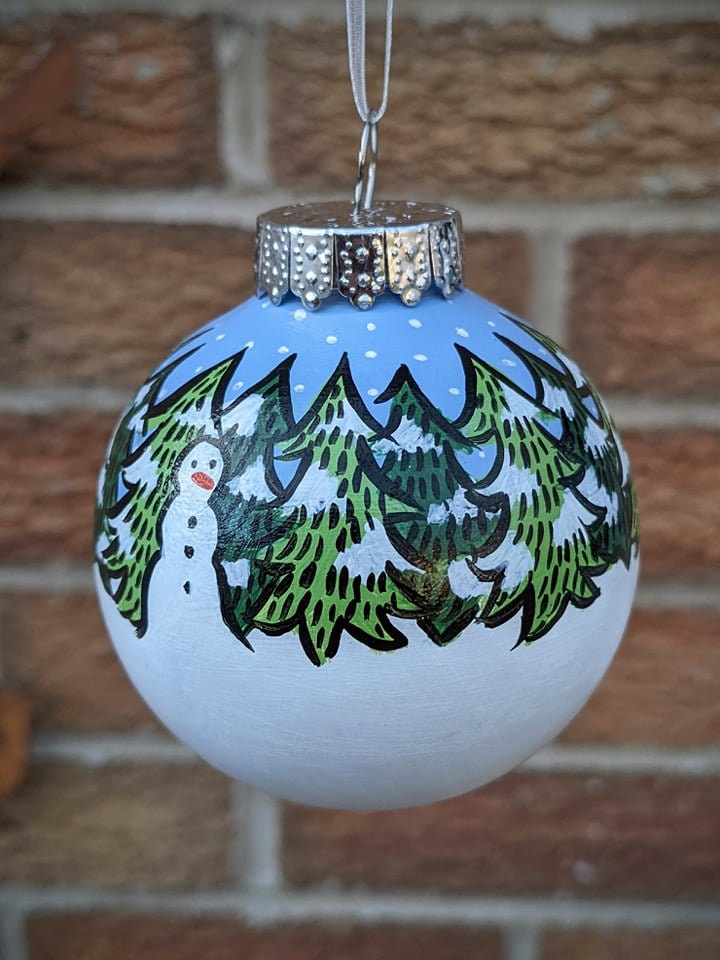 Mastiff Hand Painted Dog Christmas Bauble | Ornament | One-of-a-Kind | Personalisable | English